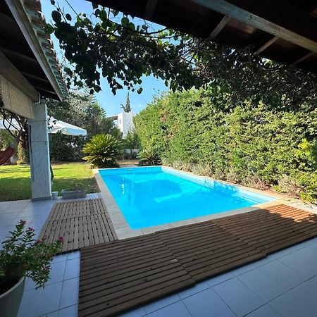 Villa Amy With A Pool In Porto Hydra By Goutos Properties Thermisia Luaran gambar
